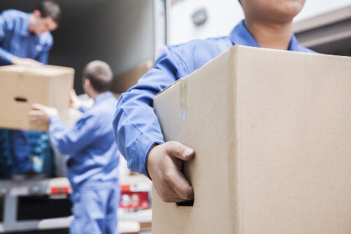 Student removals service planning in Finchley with boxes and furniture