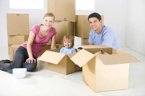 Local movers transporting household furniture in Finchley