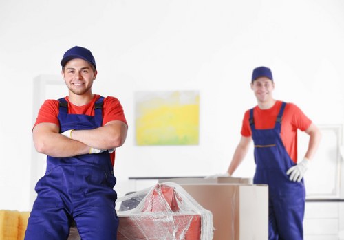 Commercial movers planning an office relocation in Finchley