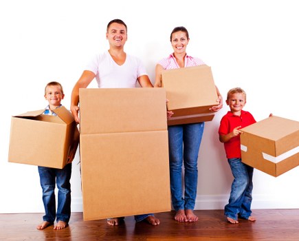 Man and van service assisting with a local move in Finchley