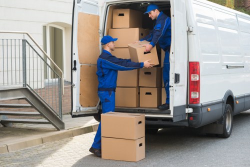 Commercial removals preparation for a Finchley office relocation