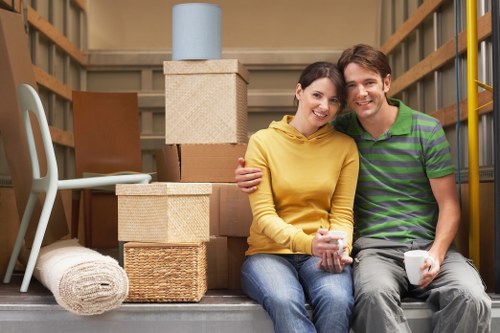 Public liability insurance and careful handling during a Finchley removal