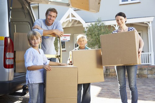 Different box sizes and packing materials for organised moving in Finchley