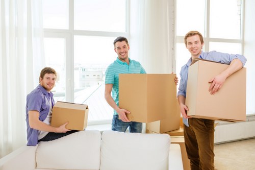 Reliable Finchley moving service handling boxes and furniture