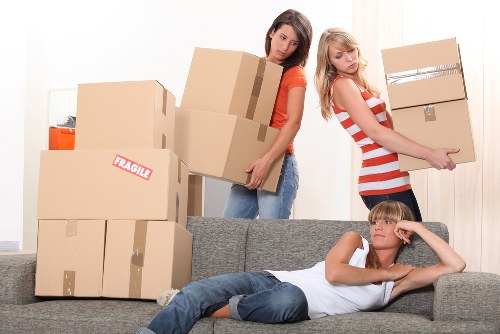 Organised moving day packing for a Finchley residence