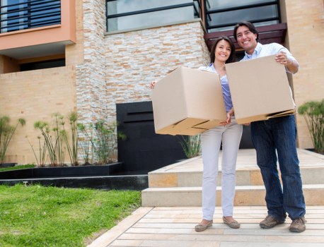 Careful loading of household furniture for a Finchley removal